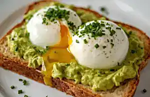 avocado egg on toast